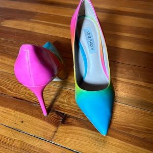 Steve Madden rainbow stilettos